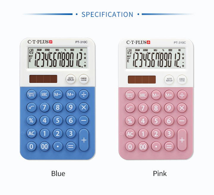 Pocket%20Mini%20Small%20Calculator%20Calculatrice%20Taschenrechner%20Calculadora%20Cute%2012%20Digits%20Solar%20Colorful%20Mini%20Calculators%20-%20Image%202