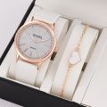 Fashion Starry Sky Dial Bracelet Watch 2 Piece Ladies Watch Set Women Leather Strap Quartz Girl Wrist Watch Women Watches No Box. 