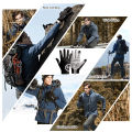 Anti Slip Full Finger Gloves Road Mountain Bike Gloves Ice Silk Bike Gloves Breathable Sun-proof Fitness Gloves for Cycling. 