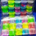 15 Piece of Slime in 1 Box, Crystal Mud Slime, Magnetic Polymer Clay Plasticine Mud Anti-Stress Playdough Child. 