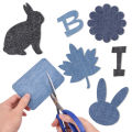 2020 Hot Deals 10Pcs Thermal Sticky Iron On Mending Patches Jeans Bag Hat Repair Decor Design. 