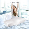 MAYTTO High Quality Memory Foam Pillows Neck Rebound Functional Pillow Memory Foam Pillow Sleeping Healthcare Cervical Protection Therapy Slow Rebound Soft Bedding Pillow for Neck Support Back Health.
