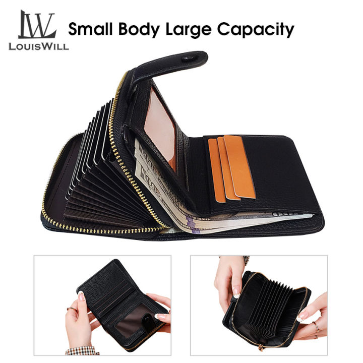 LouisWill%20Women's%20Wallet%20Simple%20Fashion%20Purse%20Large%20Capacity%20Money%20Bag%20Multifunctional%20Clutch%20Wallet%20PU%20Leather%20Card%20Wallet%20For%20Women%20Hasp%20Zipper%20-%20Image%204