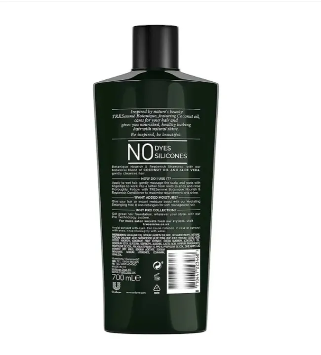 Tresemme%20Botanique%20Nourish%20&%20Replenish%20With%20Coconut%20Oil%20&%20Aloe%20Vera%20Shampoo%20700ml%20with%20Fee%20Liquid%20Hand%20Wash%20Plastic%20Dispenser%20-%20Image%203