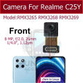 Front Camera Module for Realme C11 C12 C15 C17 C21 C21y C25 C25Y Selfie Camera.