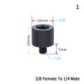 3/8" to 1/4"  Male to Female Thread Screw Mount Adapter Tripod Plate Screw Mount jingu. 