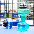 2.6 L Water Bottle Sports PET Dumbbell Shaped Kettle Outdoor Fitness Cycling Camping Cold Water Bottle Cup Fitness Dumbbell.