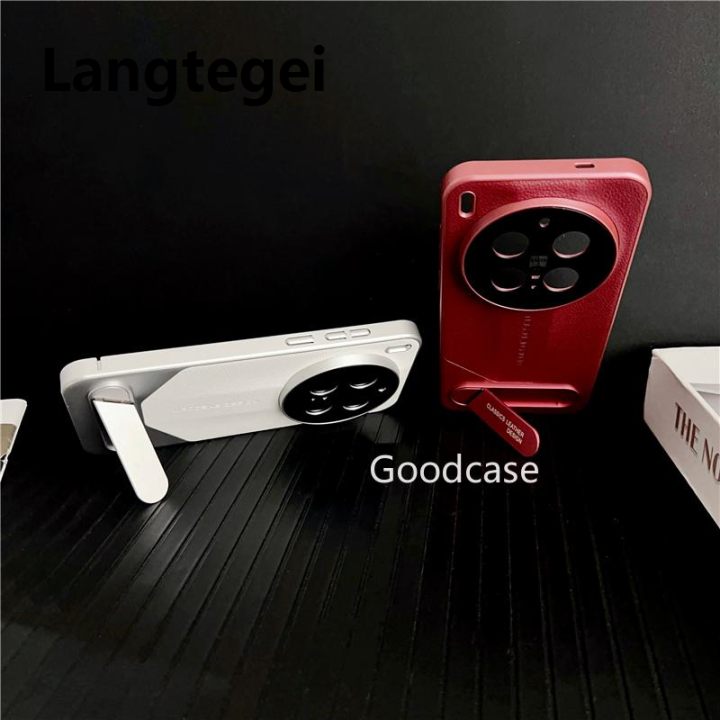 Langtegei%20Casing%20For%20Vivo%20X300%20Pro%20X300Pro%20VivoX300%20Vivo%20X200%20Pro%20Ultra%205G%20Splicing%20color%20Plain%20Leather%20Phone%20Case%20Shell%20bracket%20Back%20Shockproof%20Casing%20Cover%20-%20Image%204