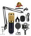 BM 800 Condenser Microphone with Studio Light Music Re_cording. 