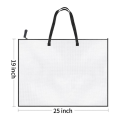 2 Pack 19X25 Inches Art Portfolio Case, Portfolio Folder for Artwork, Posters Storage Bag with Zipper and Handle Folder Easy Install Easy to Use.