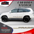 TOYOTA PRADO 05 body sticker car vinyl sticker car graphics decals car side decals and graphics CAR STICKER WORD. 