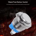 16mm High Round High Round Momentary Metal Push Button Switch. 