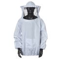 Protective Beekeeping Jacket Veil Smock Equipment Bee Keeping Hat Sleeve Suit. 