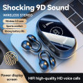 GENAI M47 Ear Clip Headphones Wireless Earbuds Bluetooth Open Ear headset Air Conduction Waterproof Painless Wearing Earphone. 