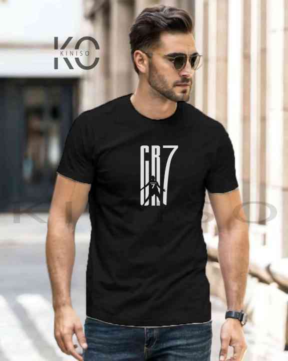 Ronaldo Fan T-Shirt- CR7 Pose – Printed T-shirt for Men in Bangladesh by KINISO