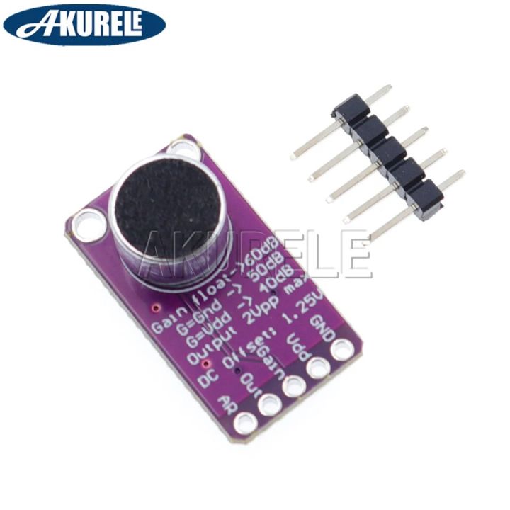 MAX9814%20Microphone%20AGC%20amplifier%20module%20MIC%20Sound%20Voice%20Mitou%20Sensor%20Auto%20Gain%20Control%20Attack%20MAX4466%20for%20Arduino%20CMA-4544PF-W%20-%20Image%204
