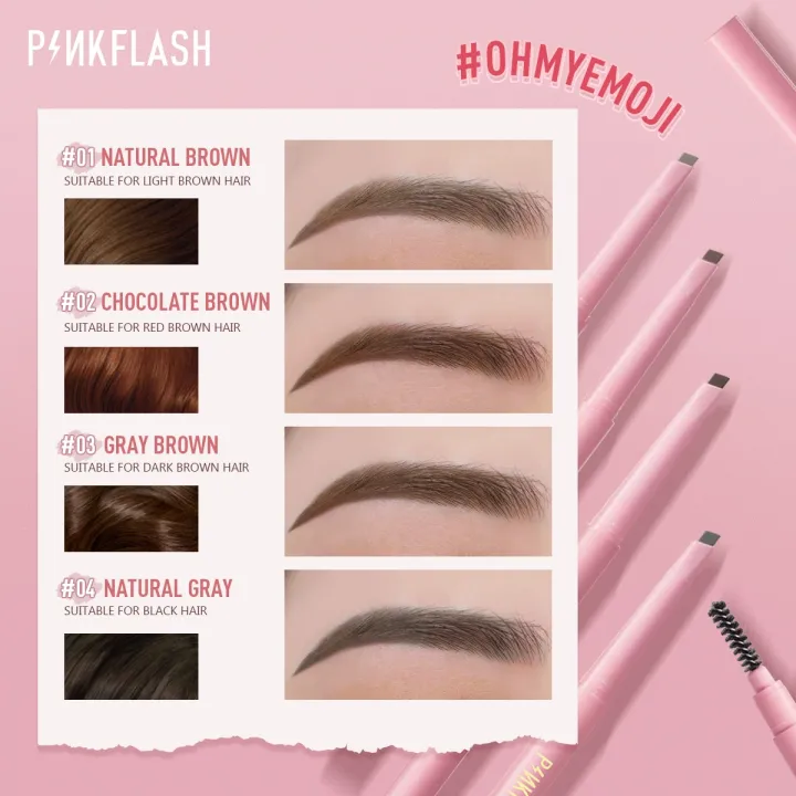 PFE09%20%E2%80%93%20PINKFLASH%20Waterproof%20Auto%20Eyebrow%20Pencil%20#04%20Natural%20Gray%20-%20Image%202