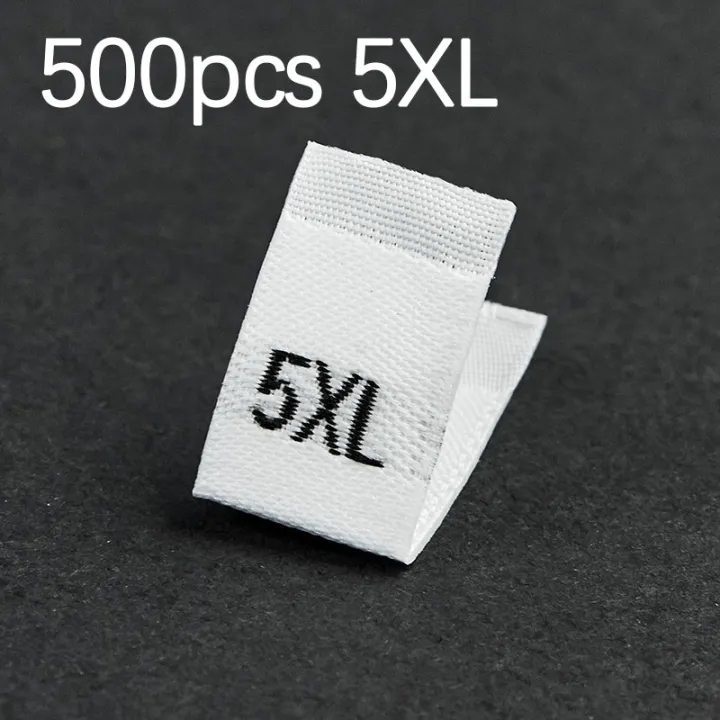 500Pcs%20Clothing%20Size%20Label%20Black%20Text%20White%20Garment%20Clothes%20T%20Shirt%20Dress%20Cloth%20Fabric%20Label%20Tag%20XS%20S%20M%20L%20XL%202XL%203XL%204XL%2034*12mm%20Amour%20zii%20-%20Image%207