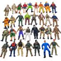 10cm many styles of soldier mode plastic action figure doll toy character Flexible figurines children kids collection toys.