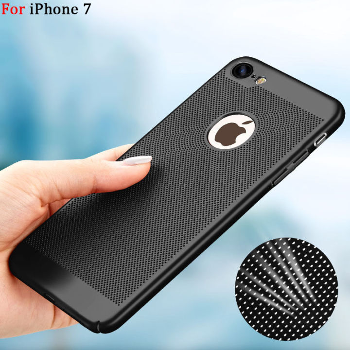 Ultra%20Thin%20Heat%20Dissipation%20Phone%20Case%20For%20iPhone%207%20Hollow%20Breathable%20Shell%20Micro%20Matte%20Hard%20PC%20Phone%20Casing%20Super%20Slim%20Back%20Cover%20-%20Image%204