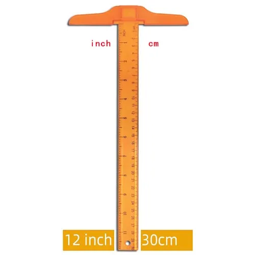 1Pcs%20T-shaped%20Double%20Side%20Scale%20Ruler%20Drafting%20Drawing%20Tool%20Plastic%20School%20Office%20Supplies%20Stationery%20Accessory%2030cm%20(Inch,%20Cm)%20-%20Image%207