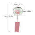 Japanese Style Glass Wind Chime Decorations Scenic Spots Homestay Balconies Outdoor Courtyard Camping Wind Chimes Room Decor.
