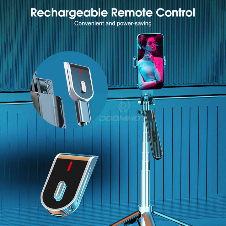 Doomhot%20Phone%20Holder%20Stabilizer%201.8M%20Camera%20Stabilizer%20Reinforced%20Four-Leg%20Ultra-Stable%20Tripod%20Live%20Self-Timer%20Automatic%20Balance%20Selfie%20Stick%20Tripod%20With%20Bluetooth%20Remote%20-%20Image%208
