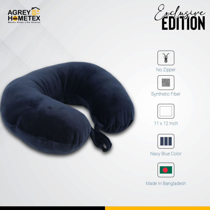 Regular%20Neck%20Pillow,%20Navy%20Blue%20(11"x12"),%201%20Pcs%20-%20Image%204