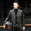 Men's Winter Men's Stand Collar Biker Casual Windproof Slim Fit Jacket Leather Jacket men Motorcycle Coat Men's Leather Jacket.