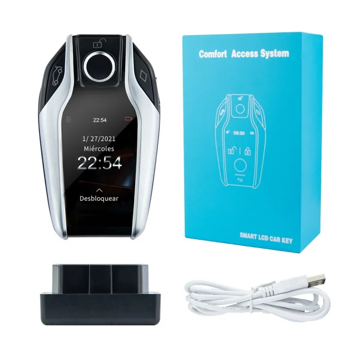 Korean/Portuguese/Spanish%20Modified%20Boutique%20Smart%20Remote%20Car%20Key%20LCD%20Screen%20CF500%20For%20BMW/VW/Toyota/Lexus/KIA/Ford/Audi/Porsche-Black%20-%20Image%208