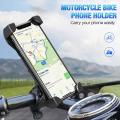 Bike Phone Mount Anti Shake and Stable Cradle Clamp with 360° Rotation Bicycle Phone Mount/Bike Accessories/Bike Phone Holder -Black. 