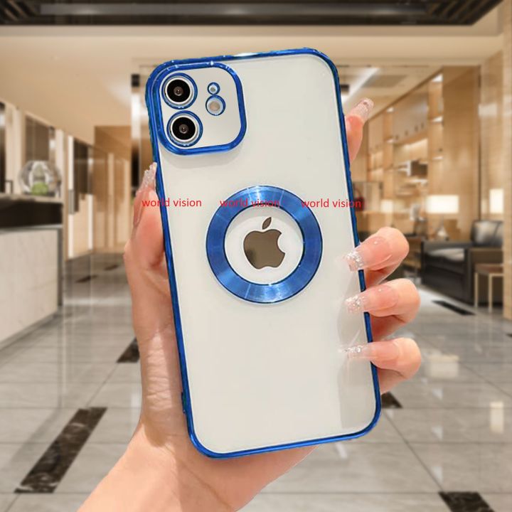 for Iphone 11 cover White Translucent Frosted Feel Color Borders