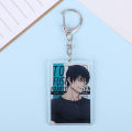 1pc Anime Jujutsu Kaisen Yuji Itadori Gojou Satoru Acrylic Pendant Keychain Keyring Decoration Collection Model Toy Cosplay.
