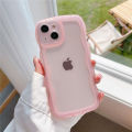 Clear Art Wavy Phone Case For iPhone 15 14 Pro Max X XR 7 8 Plus 13 Pro Max 11 Pro 12 Mini XS Max Silicon Soft Back Cover Capa. 