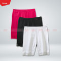 Womens Cotton Blend Mid Waist Lace Trim Stretch Sports Bike Shorts From Levin. 