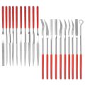 Pack of 20, Diamond Needle Files Set Mini Diamond File Tooth Kit Jewellery Hand Files Tooth File Tool Set Accessory Part. 