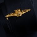 Men's Metal Necktie Bar Crystal Formal Shirt Wedding Ceremony Gold Color Tie Clip Men's Party Gifts Fashion Tie Clips. 
