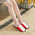 Custom French Flag France Soft Memory Foam House Slippers Women Cozy Warm Anti-Skid Slipper.