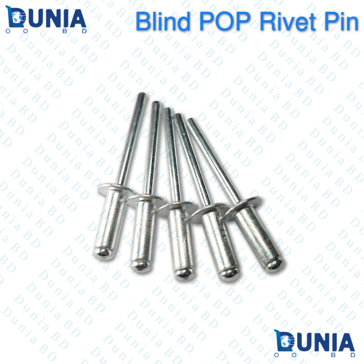 Blind POP Rivet Pin Set 3.2mm 4.0mm 5.0mm Aluminium Blind Rivets