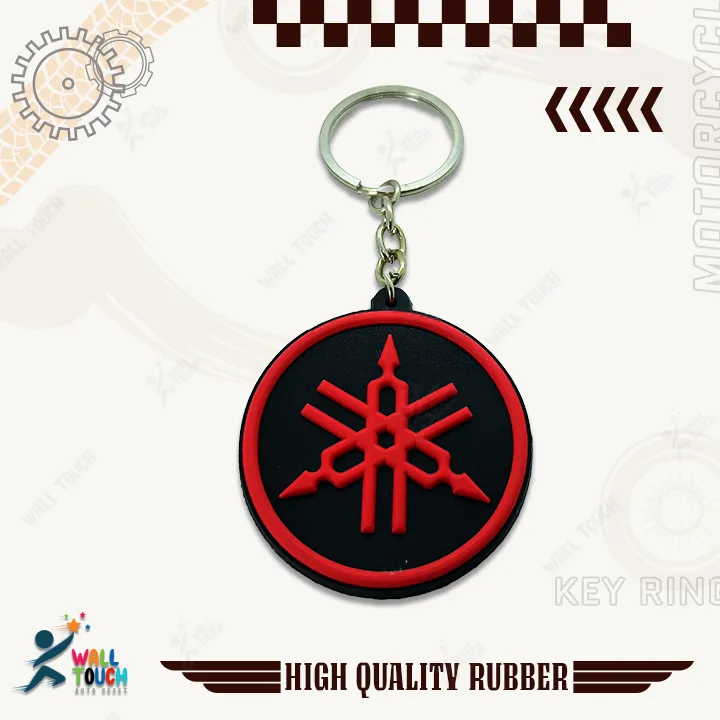 YAMAHA%20logo%20PVC%20Keychain%20Key%20ring%20Red%20Rubber%20Motorcycle%20Bike%20Car%20Collectible%20Gift%20New%20-%20Image%202