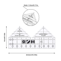 90 Degree Double Strip Quilt Ruler, 10 Inch Acrylic Triangle Rulers. 