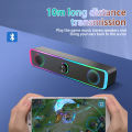 3W*2 Bluetooth Speaker 4D Stereo Surround Speakers Mini Subwoofer Sound Bar For Laptop PC Computer USB DC 5V. 