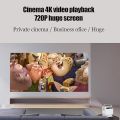 Mini Portable Projector, WiFi & Bluetooth Outdoor Home Theater Movie Projector, with 360 Degree Surround Sound, 150 Inch Picture, Compatible with HDMI, USB, AV GY 370. 