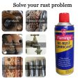 Flamingo De-Rust Lubricant F065 - 450ml, Anti-Rust Lubricant Quick Cleaning Rust Inhibitor Spray Rust Spray Rust Remover Car Home Cleaning Supplies. 