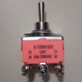 6Pin Momentary ON-OFF-ON TOGGLE Switch 3 Terminal 15mm Long Head AC 250V 15A 3 Pin 3 Positions. 