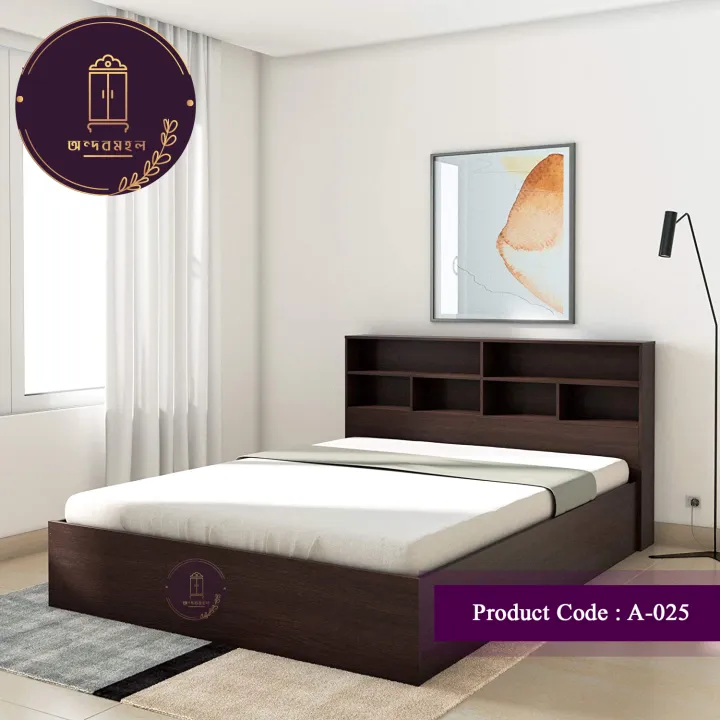 Andormahal%20Single%20Bed%20With%20Unique%20Headstand%20-%20Bed(4%20feet%20by%207%20feet)%20%20Made%20of%20Melamine%20Laminated%20Board%20-%20Image%202