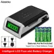 LCD-002 LCD Display With 4 Slots Smart Intelligent Battery Charger For AA/AAA NiCd NiMh Rechargeable Batteries. 