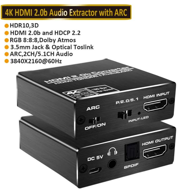 60Hz%204K%20HDMI%20Switch%20HDR%20HDMI%20ARC%20audio%20extractor%20HDMI%202.0%20splitter%20switcher%20HDMI%20Switch%20audio%20extractor%20for%20PS4%20pro%20apple%20TV%20-%20Image%207