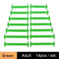 16 pcs/Set Silicone Elastic Shoe Lace Fashion Running No Tie Shoelaces All Sneakers Fit Strap.