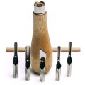 Lino Block Cutting Rubber Stamp Carving Tools with 5 Blade Wood Handle Printmaking Carving Tools Set.